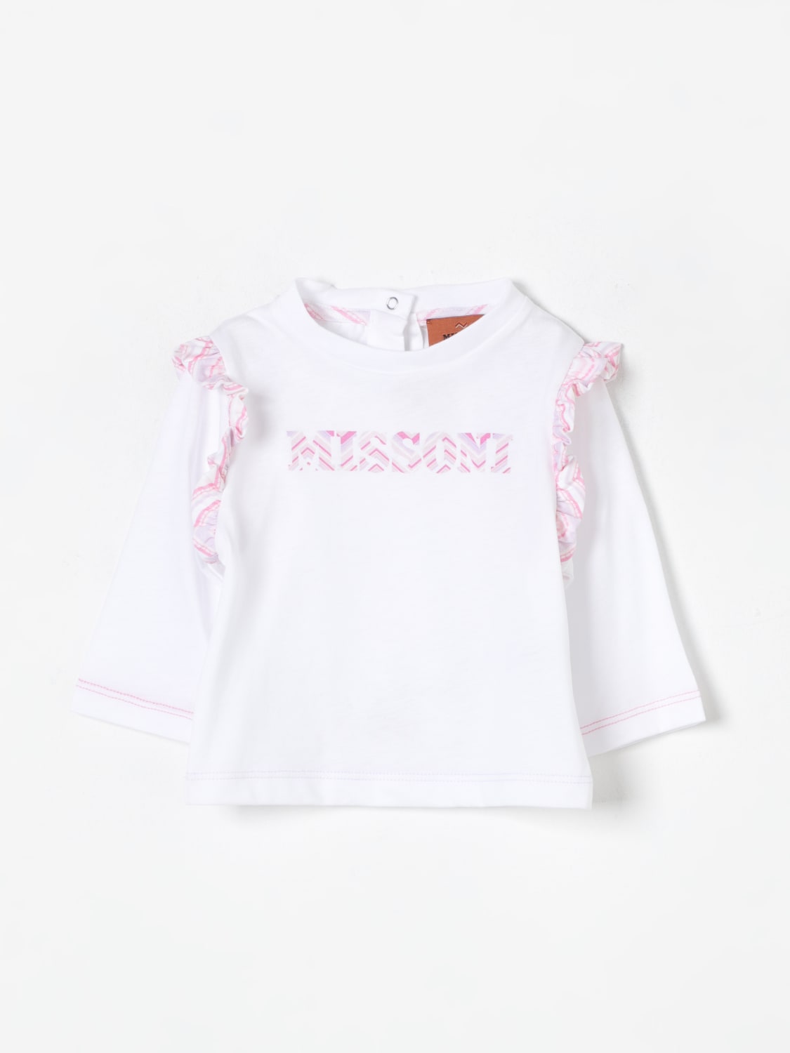 MISSONI T-SHIRT: T-shirt kids Missoni, White - Img 1