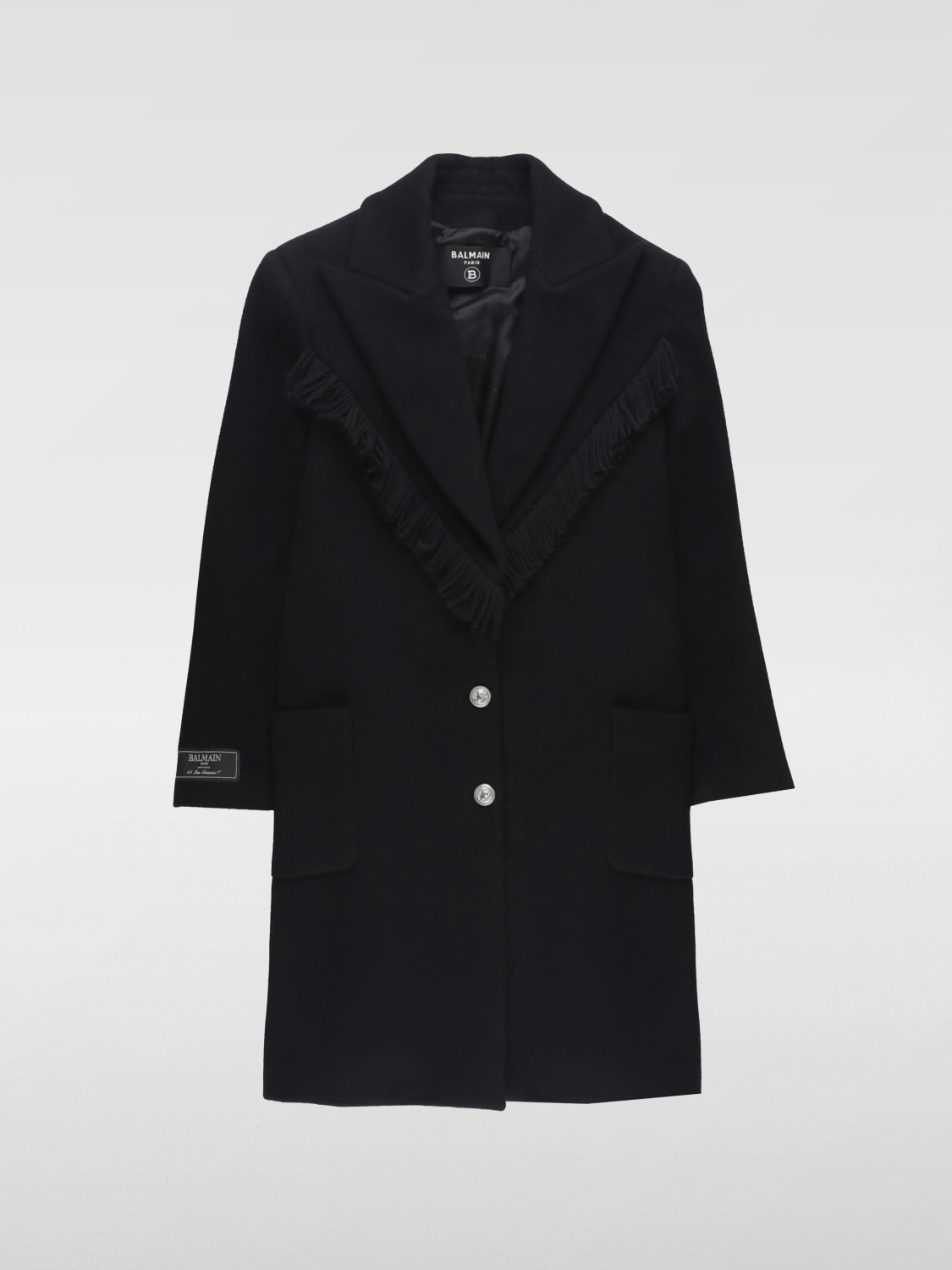 BALMAIN MANTEAU: Manteau enfant Balmain, Noir - Img 1