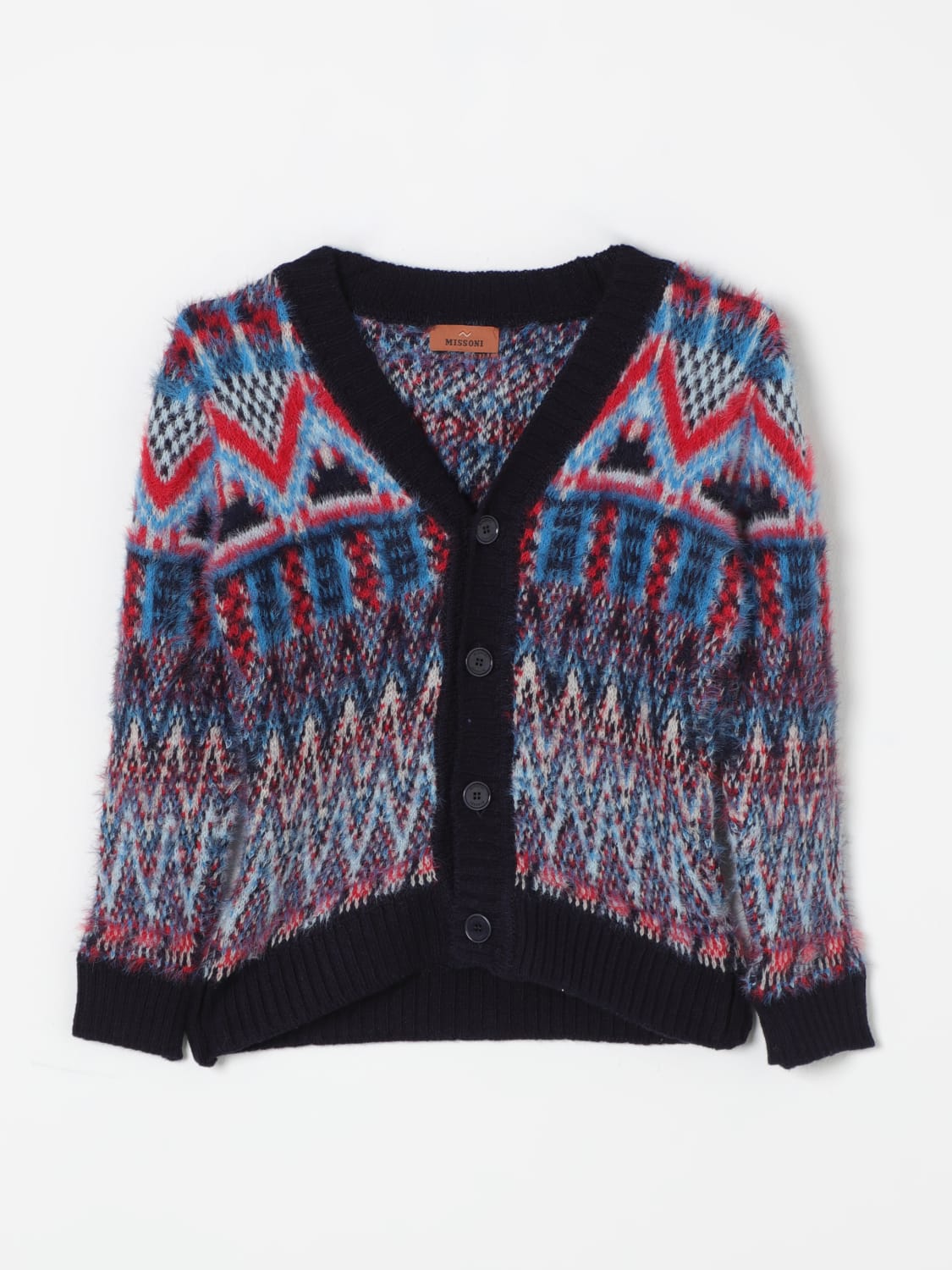 MISSONI MAGLIA: Cardigan a v Missoni, Fantasia - Img 1