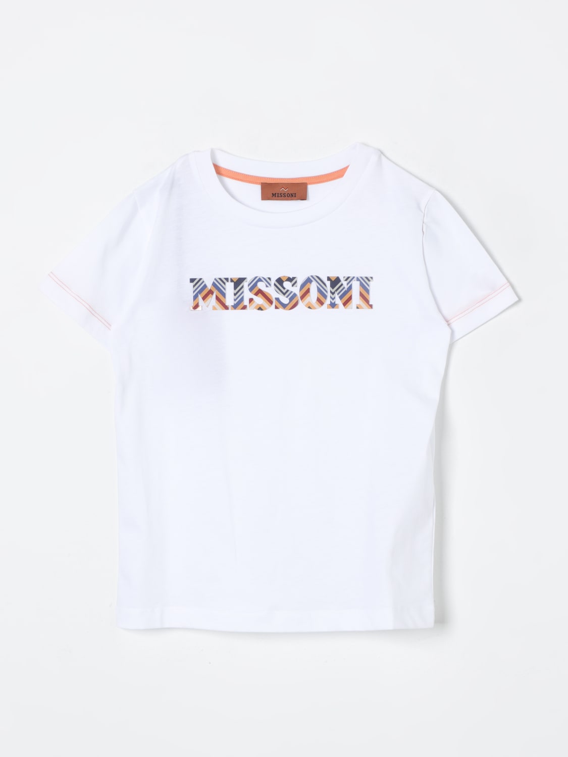 MISSONI T-SHIRT: T-shirt kids Missoni, White - Img 1