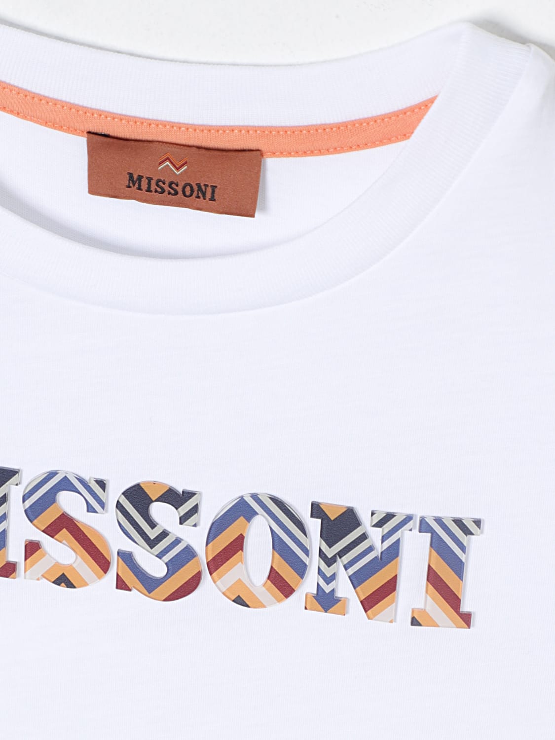 MISSONI T-SHIRT: T-shirt kids Missoni, White - Img 3