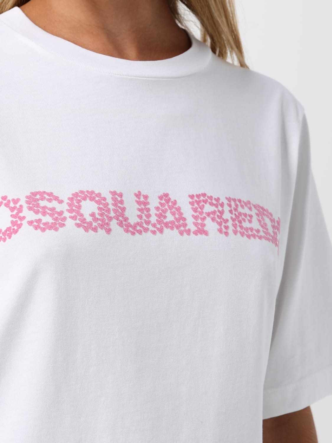 DSQUARED2 T-SHIRT: T-shirt woman Dsquared2, White - Img 3