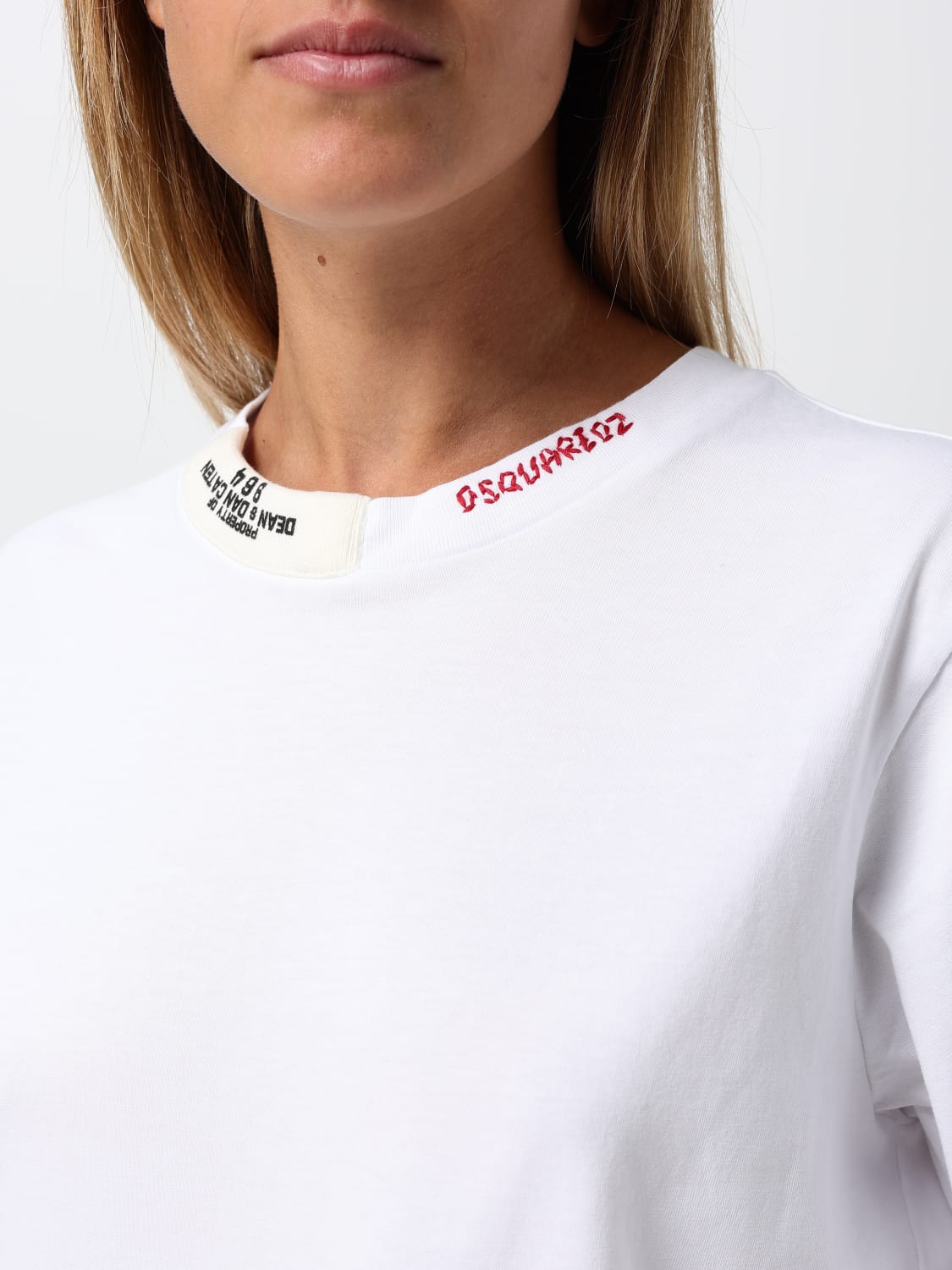 DSQUARED2 T-SHIRT: T-shirt woman Dsquared2, White - Img 3