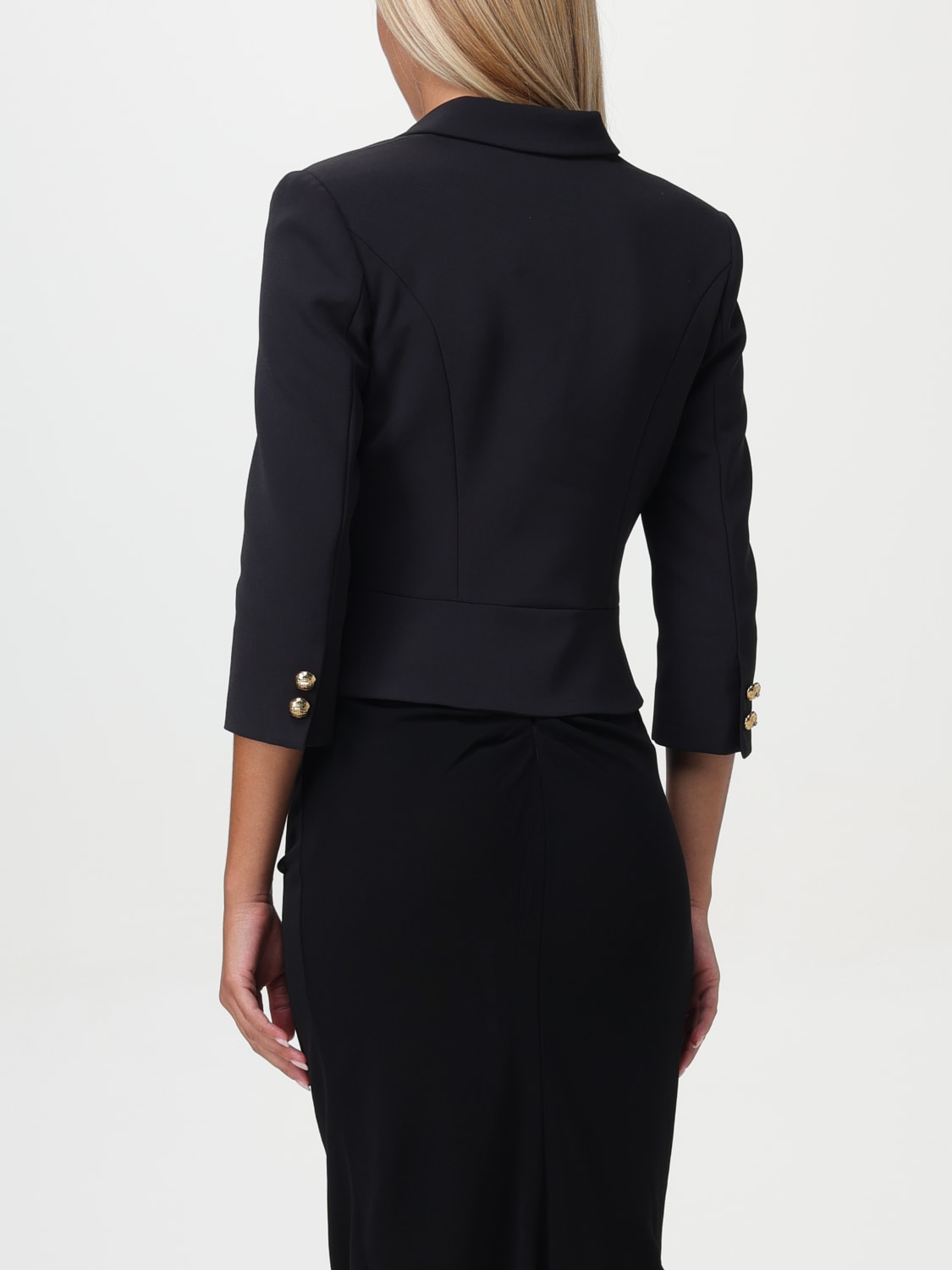 ELISABETTA FRANCHI BLAZER: Veste femme Elisabetta Franchi, Noir - Img 2