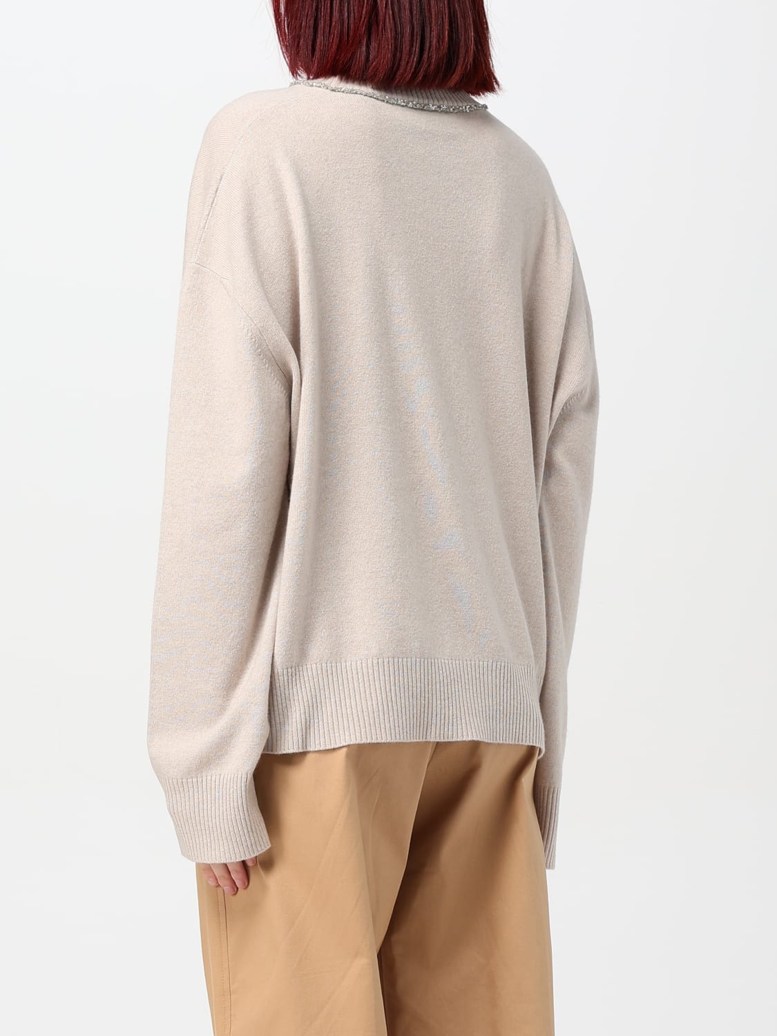 FABIANA FILIPPI SWEATER: Sweater woman Fabiana Filippi, Beige - Img 2