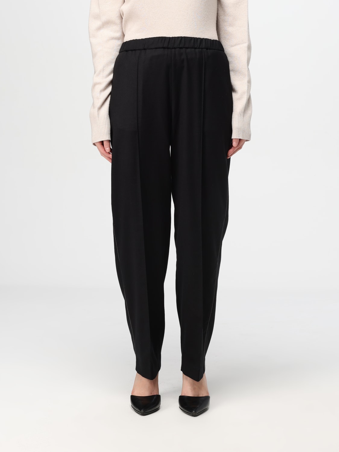 FABIANA FILIPPI PANTS: Pants woman Fabiana Filippi, Black - Img 1