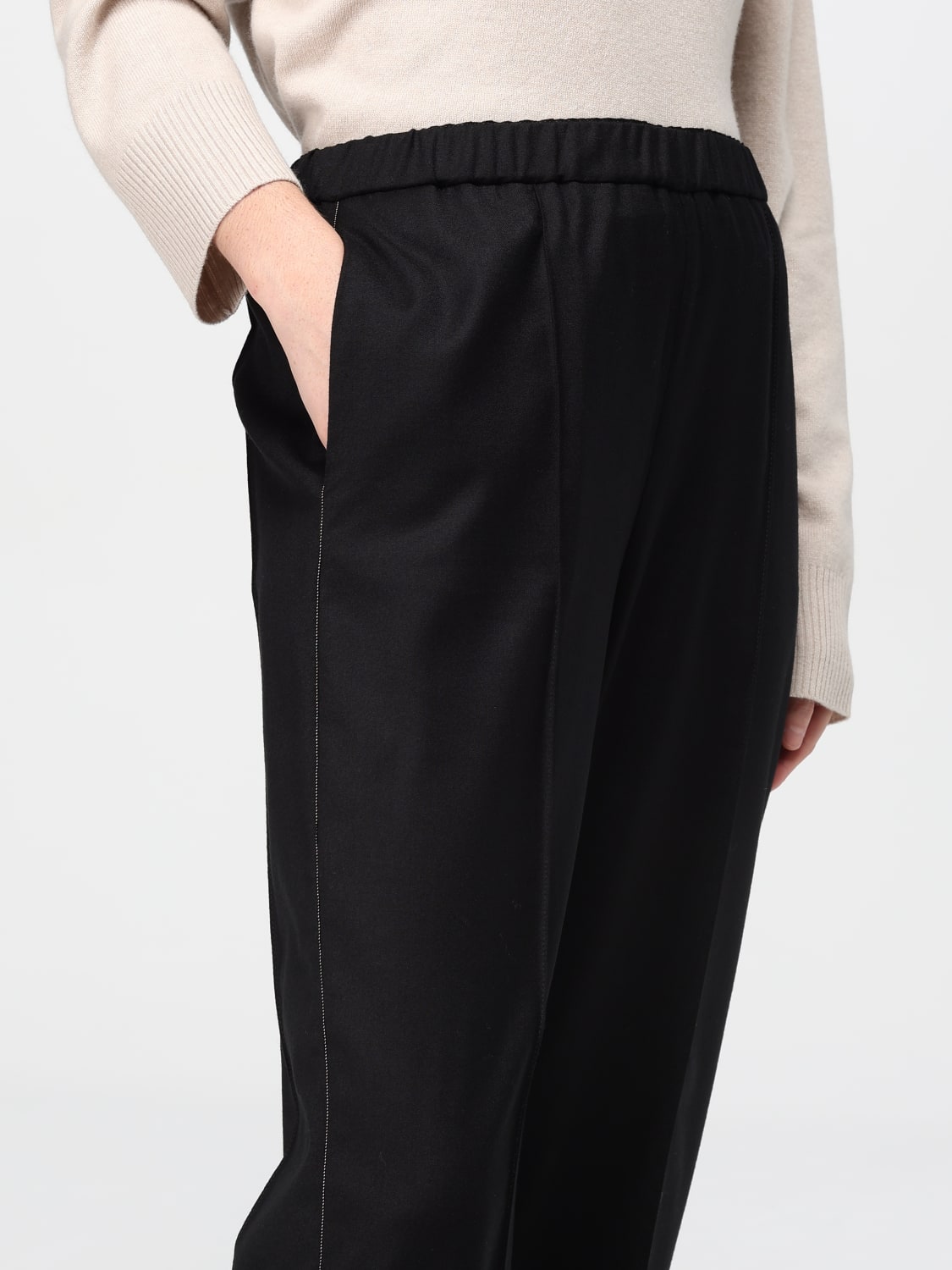 FABIANA FILIPPI PANTS: Pants woman Fabiana Filippi, Black - Img 3