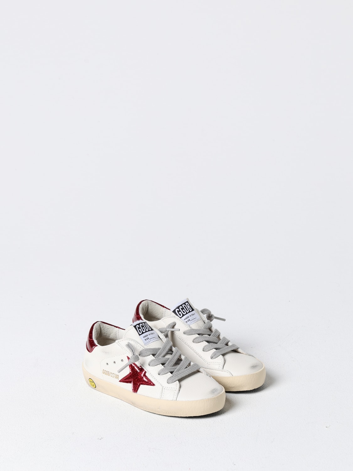 GOLDEN GOOSE BASKETS: Chaussures enfant Golden Goose, Blanc - Img 2