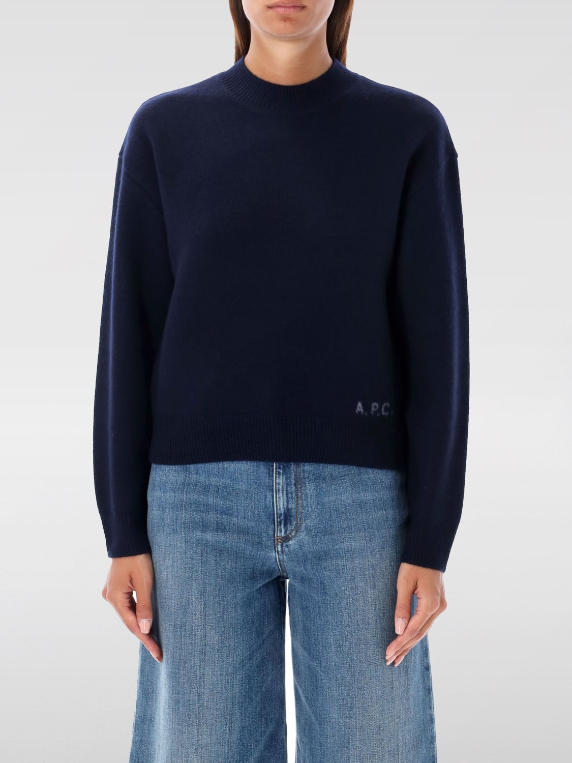 A.P.C. PULL: Pull femme A.P.C., Bleu - Img 1