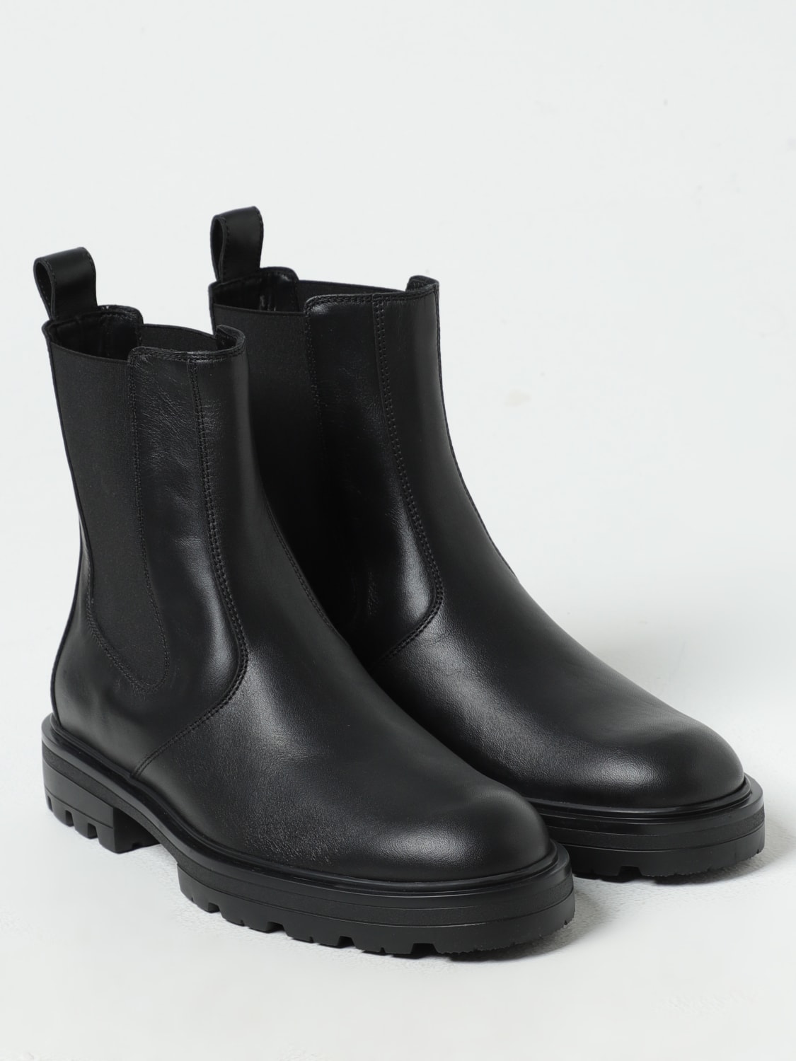 HOGAN BOOTS: Boots men Hogan, Black - Img 2