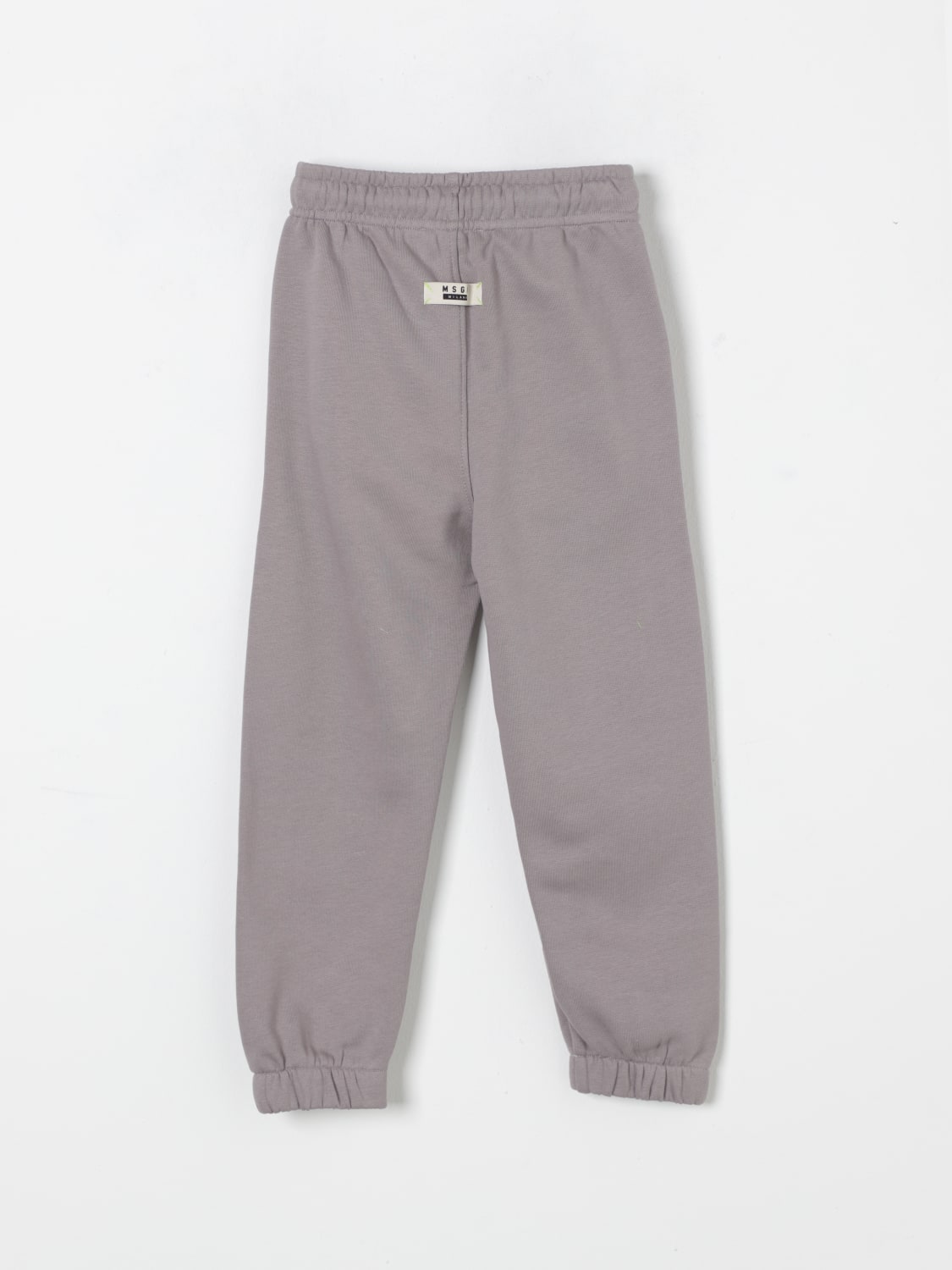 MSGM KIDS PANTALONE: Joggers MSGM Kids in cotone con logo , Marrone - Img 2