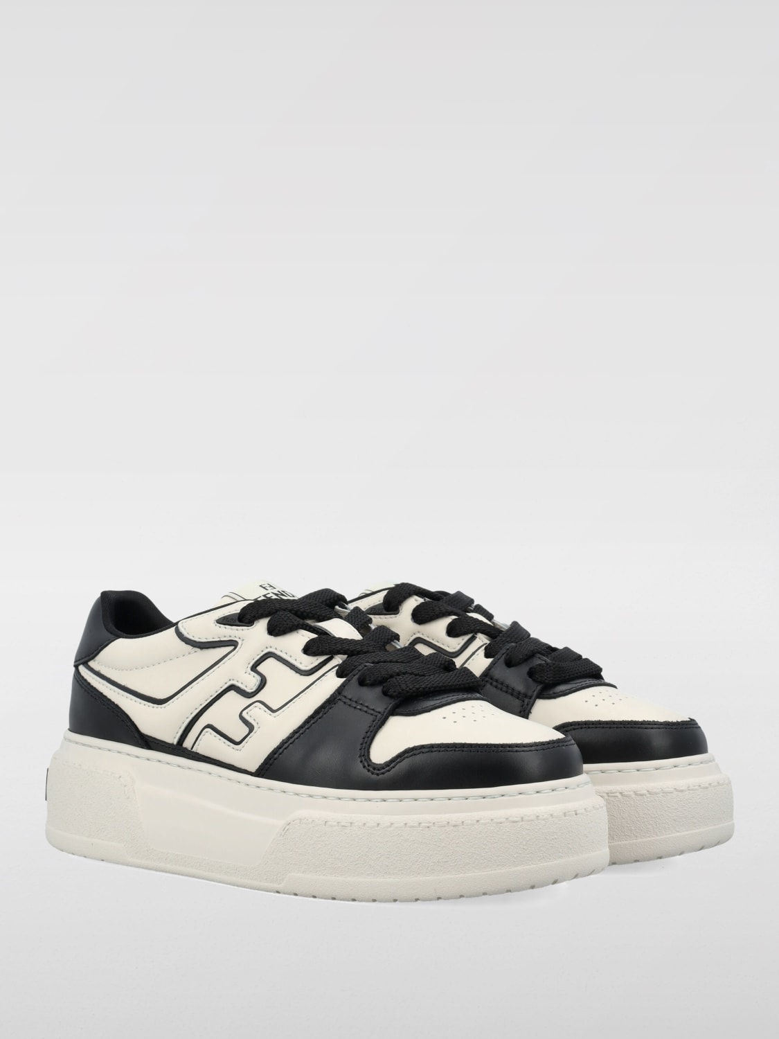 FENDI SNEAKERS: Sneakers woman Fendi, Black - Img 2