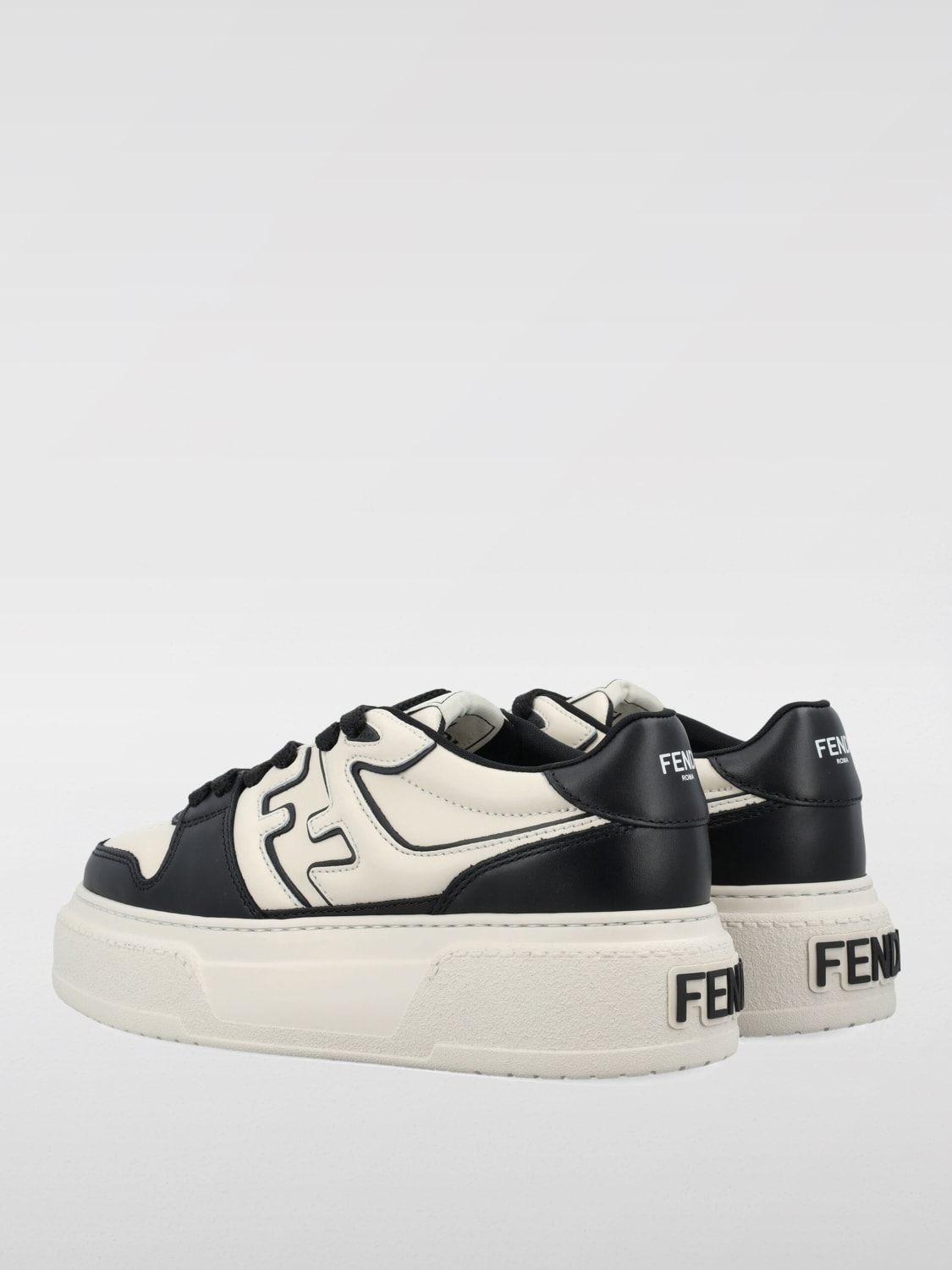 FENDI SNEAKERS: Sneakers woman Fendi, Black - Img 3