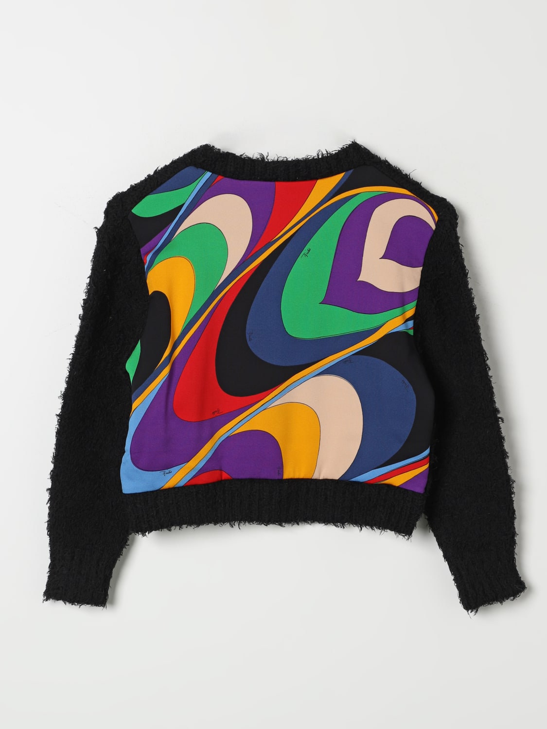 PUCCI SWEATER: Sweater kids Pucci, Black - Img 2