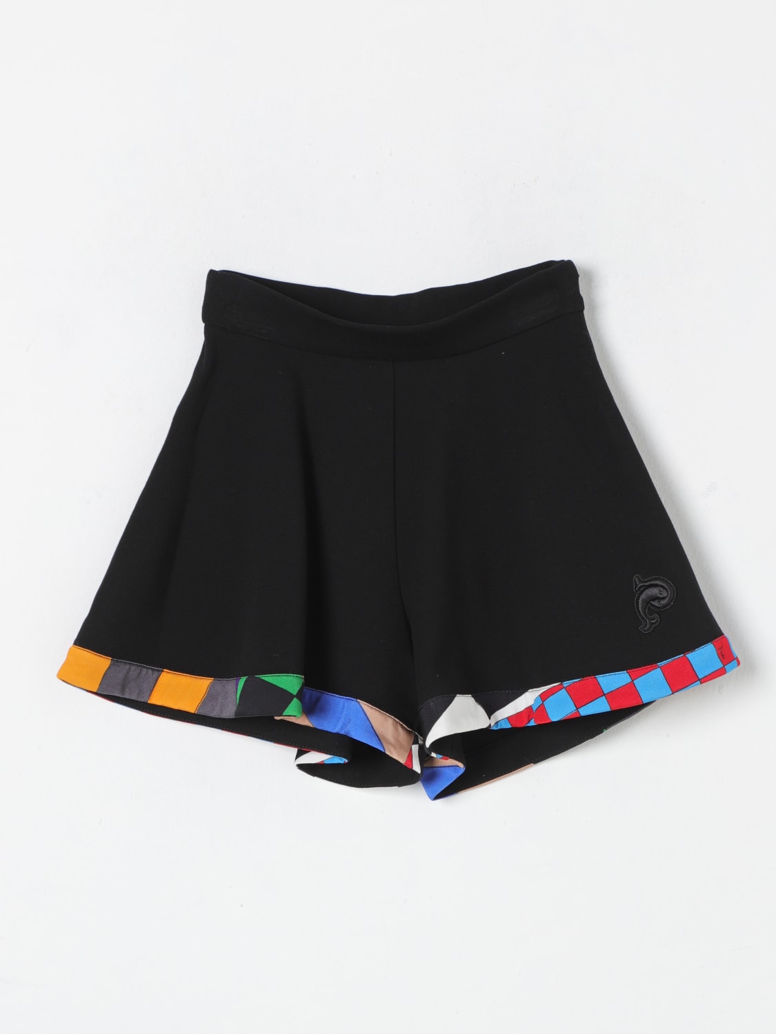 PUCCI SHORT: Short kids Pucci, Black - Img 1