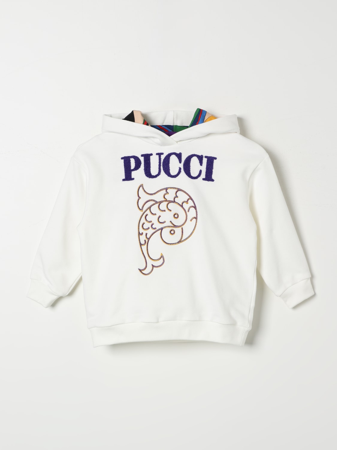 PUCCI СВИТЕР: Свитер Детское Pucci, Бежевый - Img 1