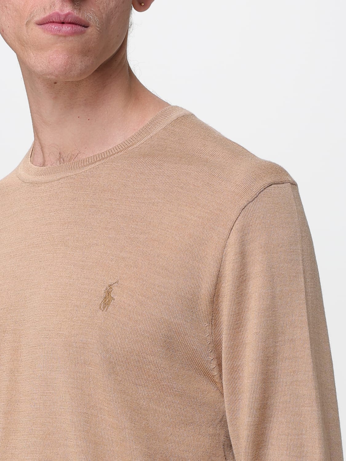 POLO RALPH LAUREN JERSEY: Jersey hombre Polo Ralph Lauren, Camello - Img 3