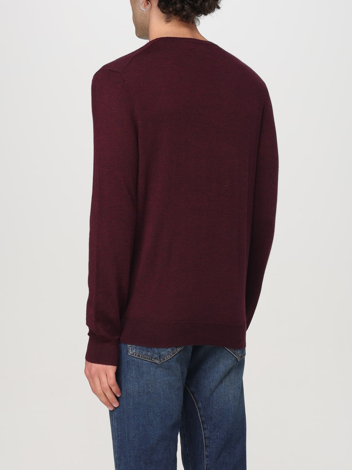 POLO RALPH LAUREN SWEATER: Sweater men Polo Ralph Lauren, Burgundy - Img 2