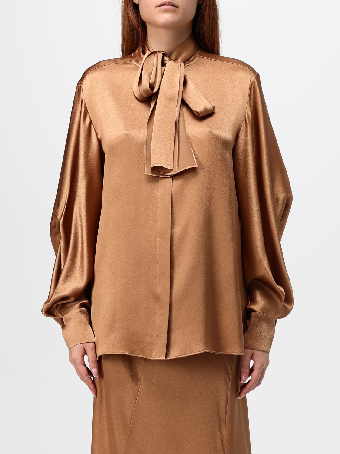 ALBERTA FERRETTI SHIRT: Shirt woman Alberta Ferretti, Beige - Img 1