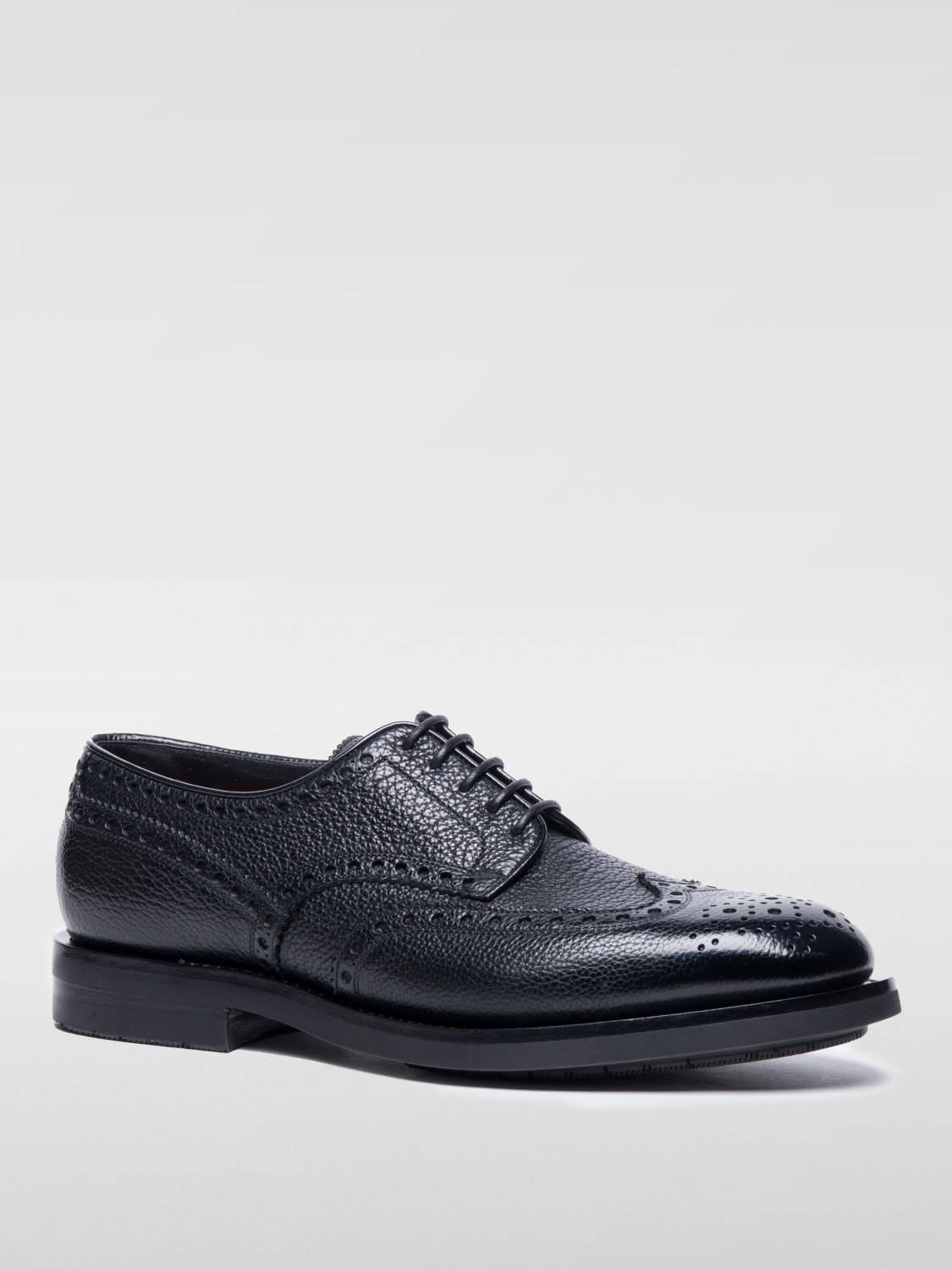 SANTONI BROGUE SHOES: Shoes men Santoni, Black - Img 2