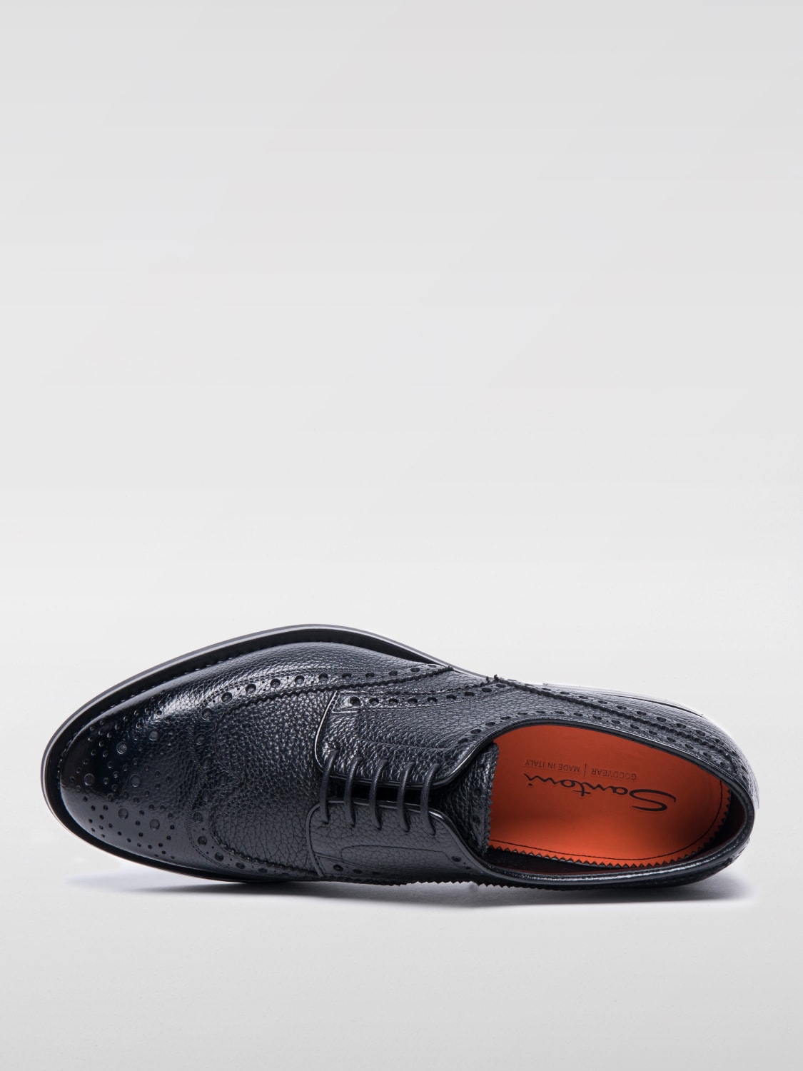 SANTONI BROGUE SHOES: Shoes men Santoni, Black - Img 3