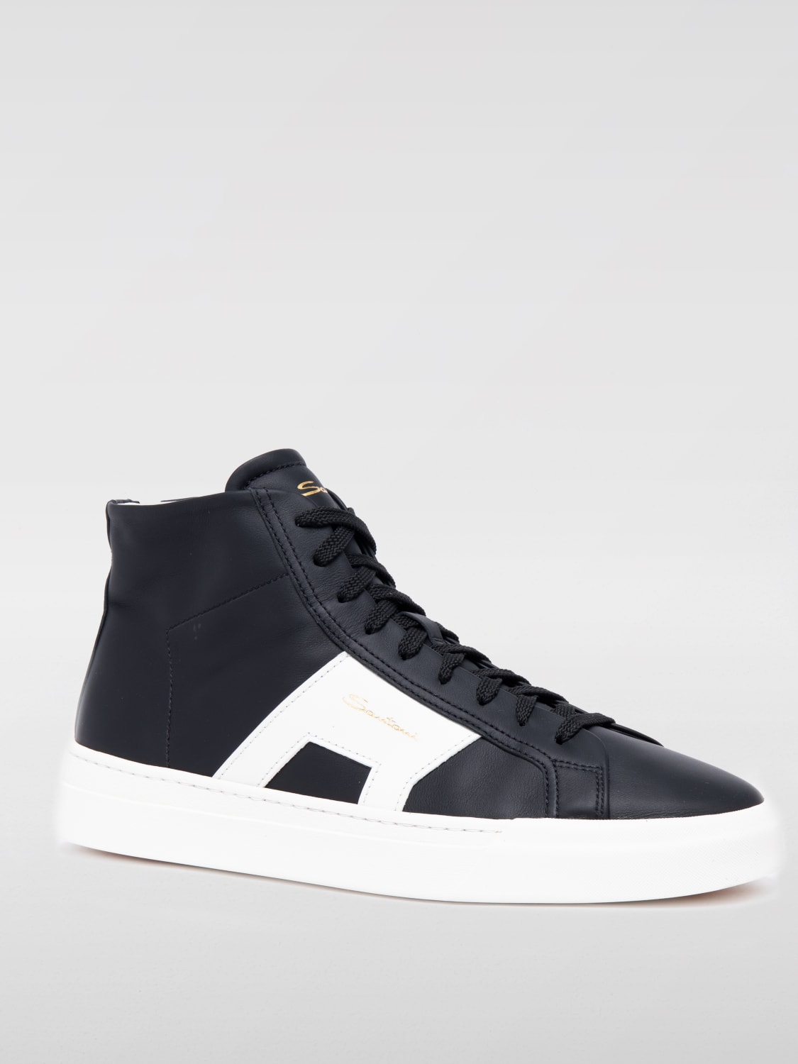 SANTONI SNEAKERS: Sneakers men Santoni, Black - Img 2
