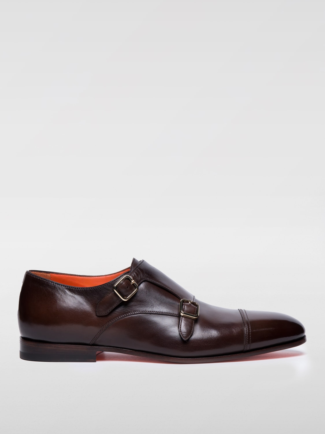 Giglio Monk Strap Santoni in pelle