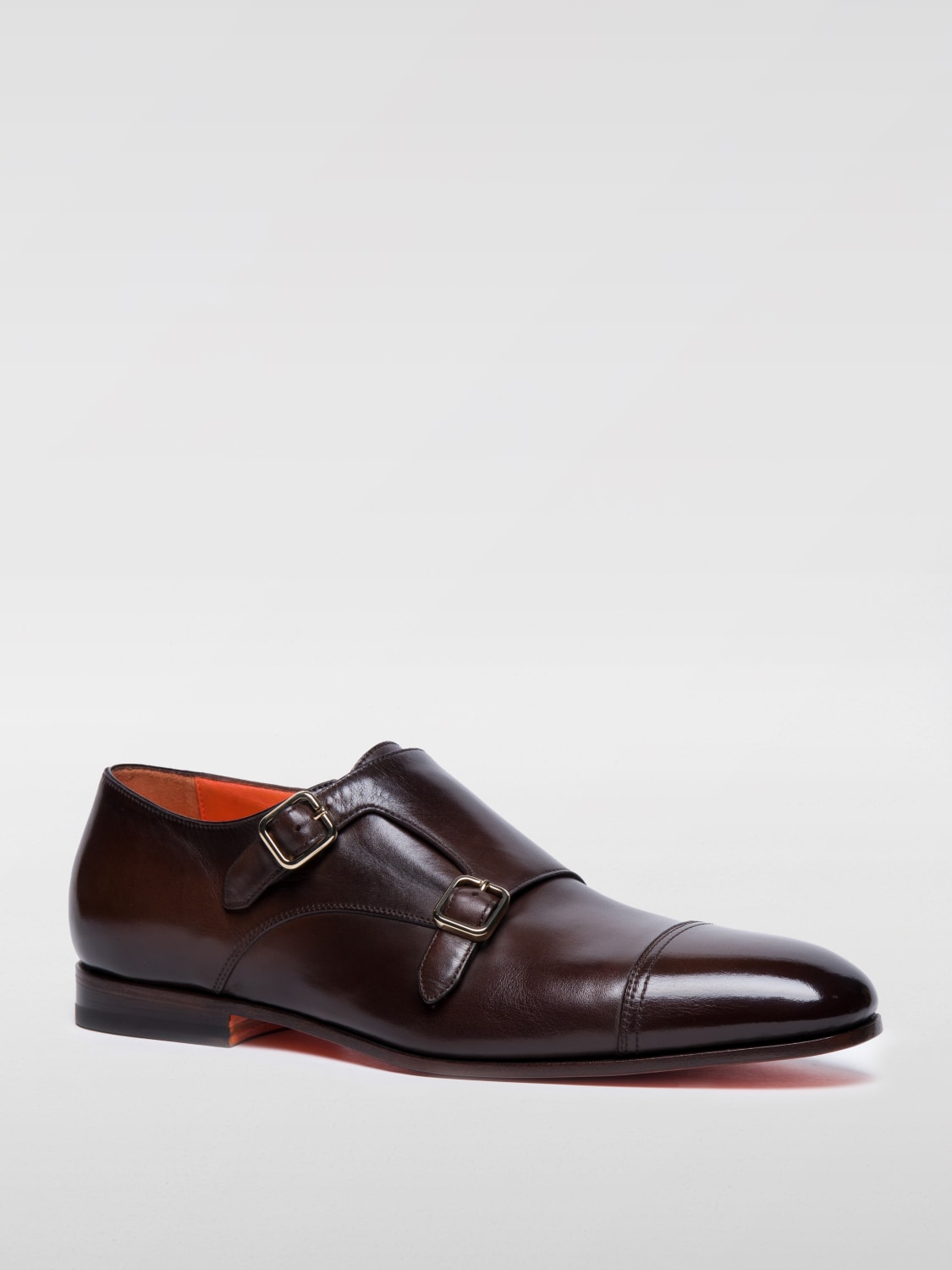 SANTONI MOCASINES: Zapatos hombre Santoni, Marrón - Img 2