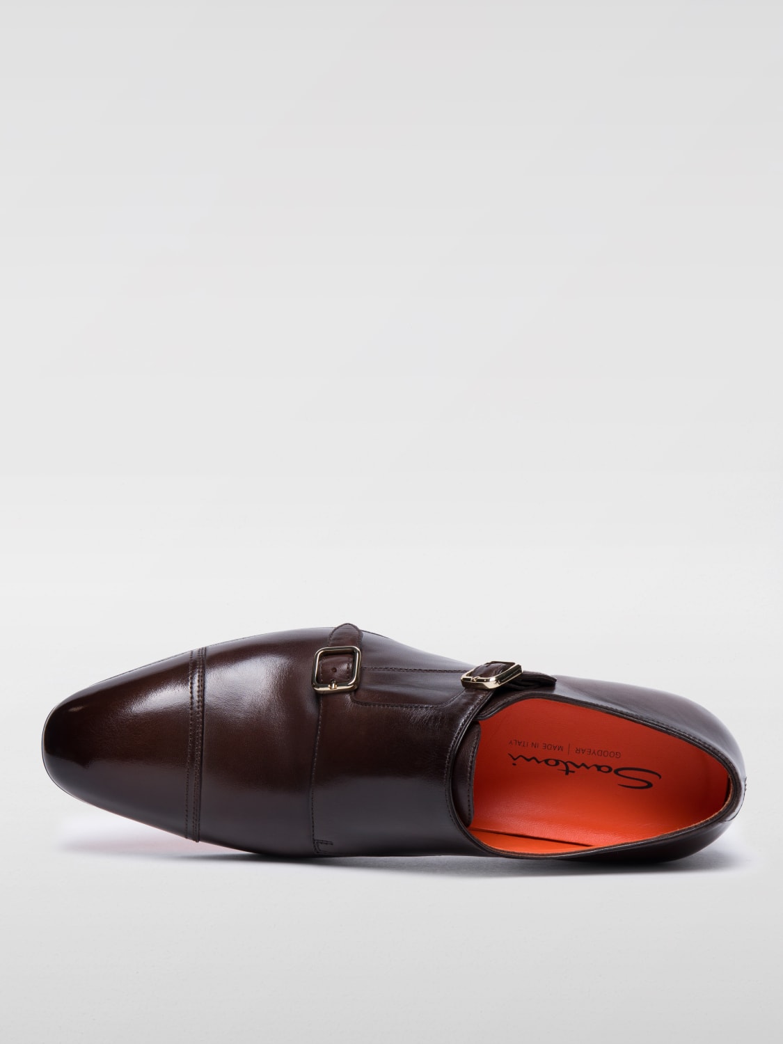 SANTONI MOCASINES: Zapatos hombre Santoni, Marrón - Img 3