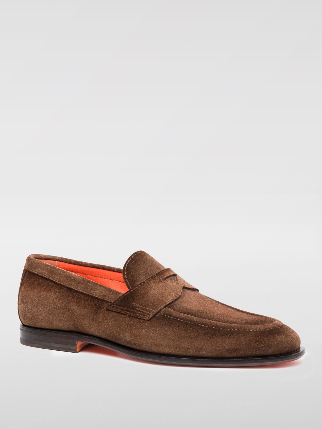 SANTONI MOCASINES: Zapatos hombre Santoni, Marrón - Img 2