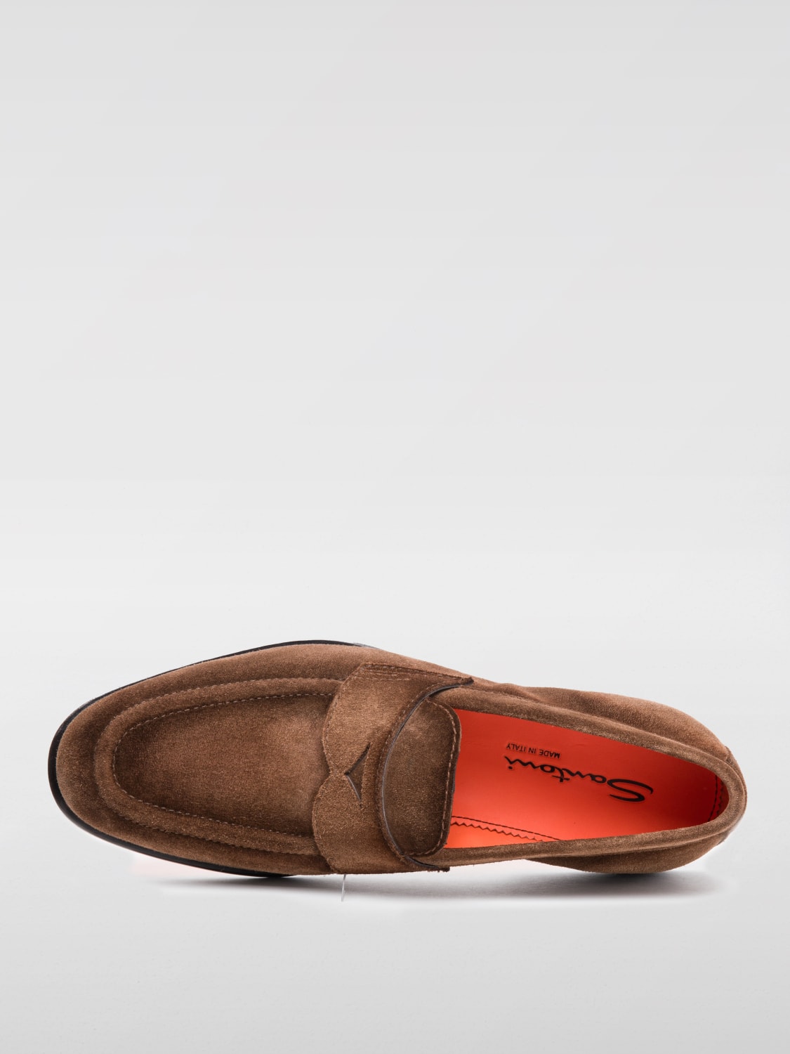 SANTONI MOCASINES: Zapatos hombre Santoni, Marrón - Img 3