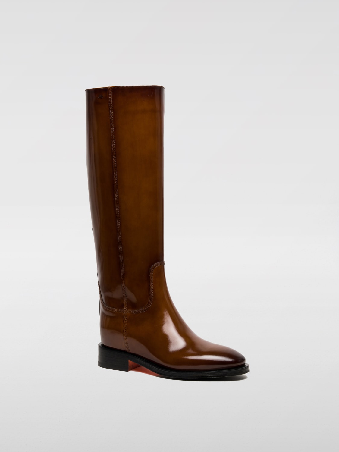 SANTONI ブーツ: ブーツ レディース Santoni, ブラウン - Img 2