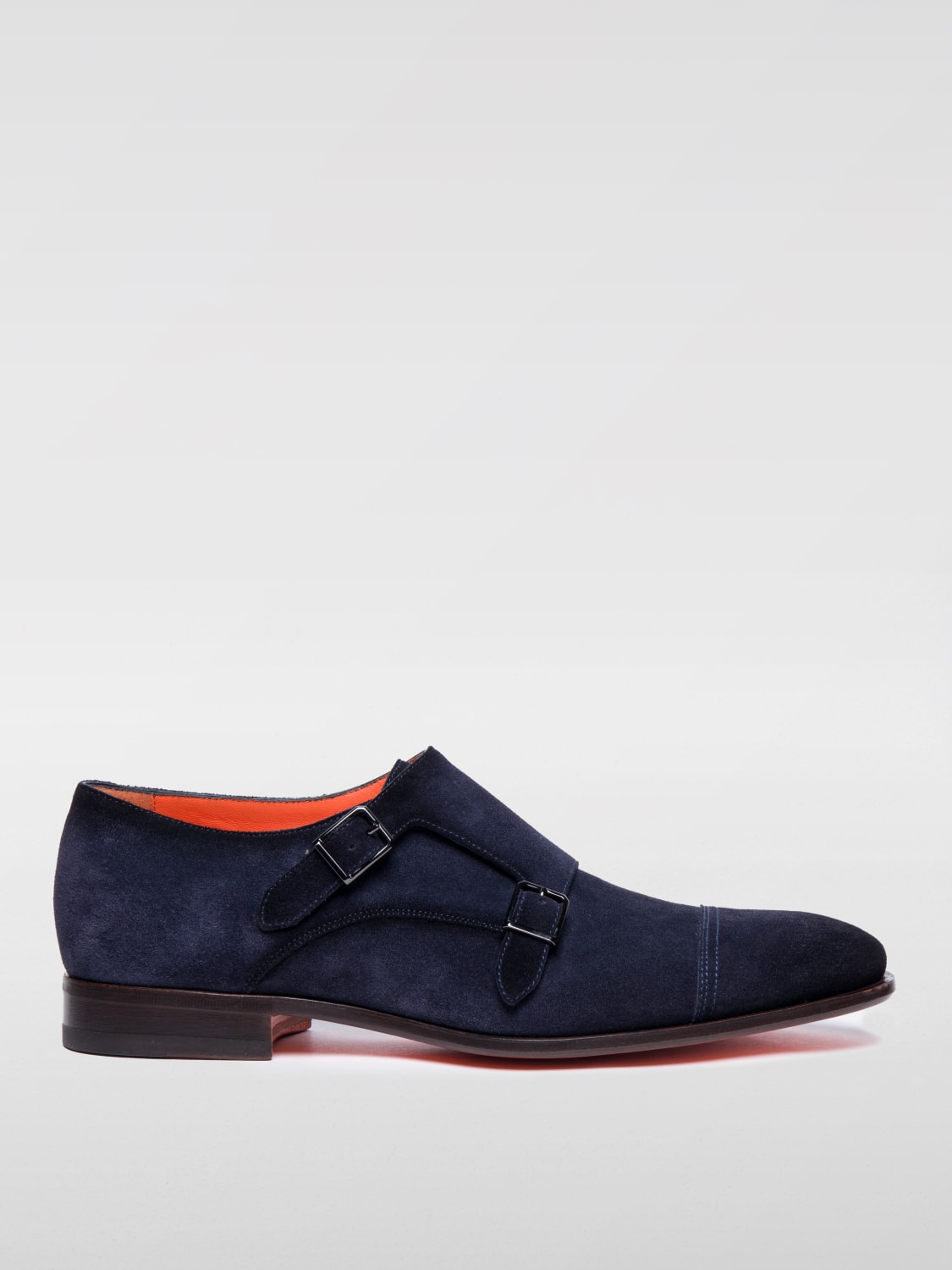 SANTONI MOCASINES: Zapatos hombre Santoni, Azul Oscuro - Img 1