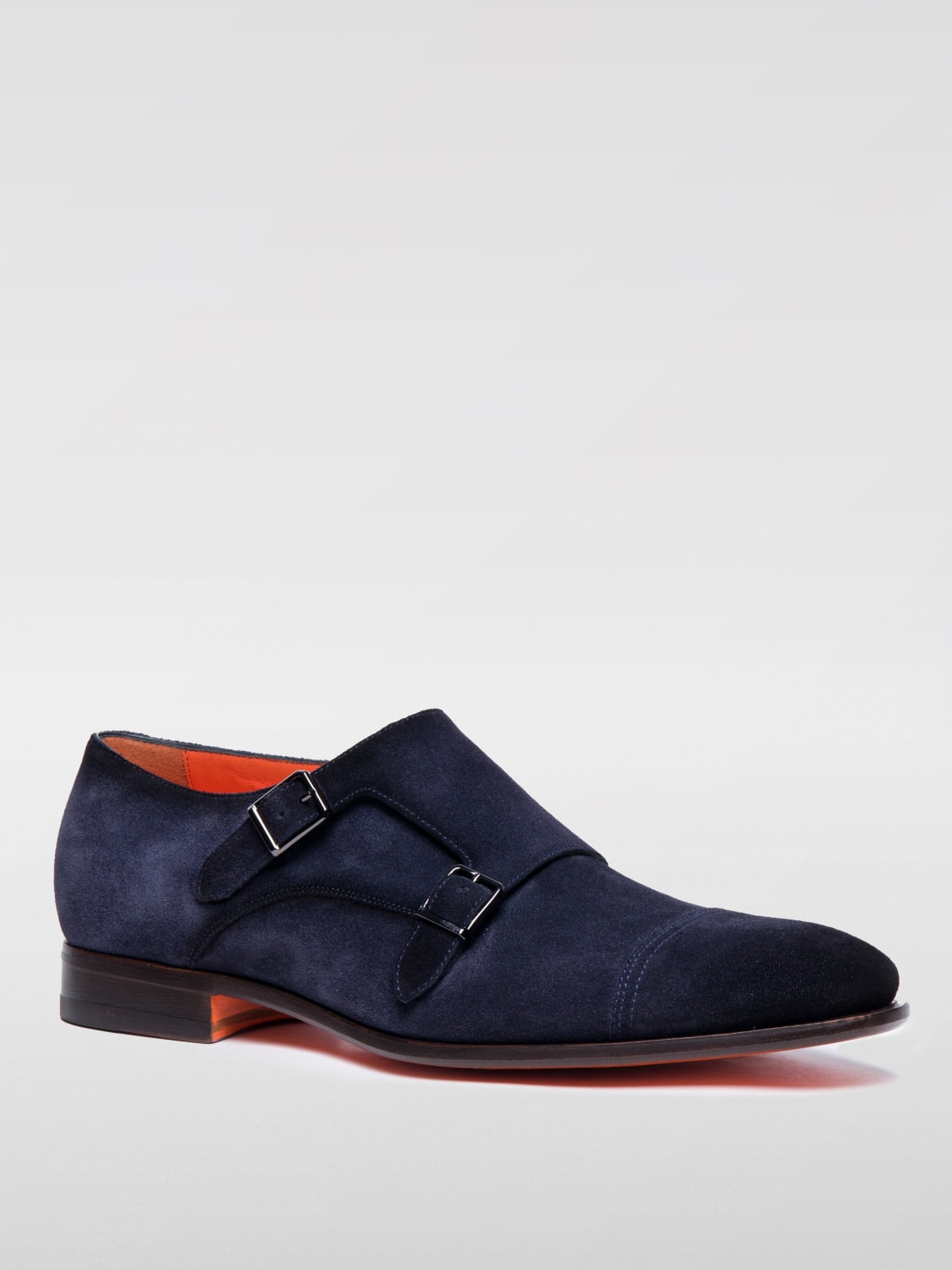 SANTONI MOCASINES: Zapatos hombre Santoni, Azul Oscuro - Img 2