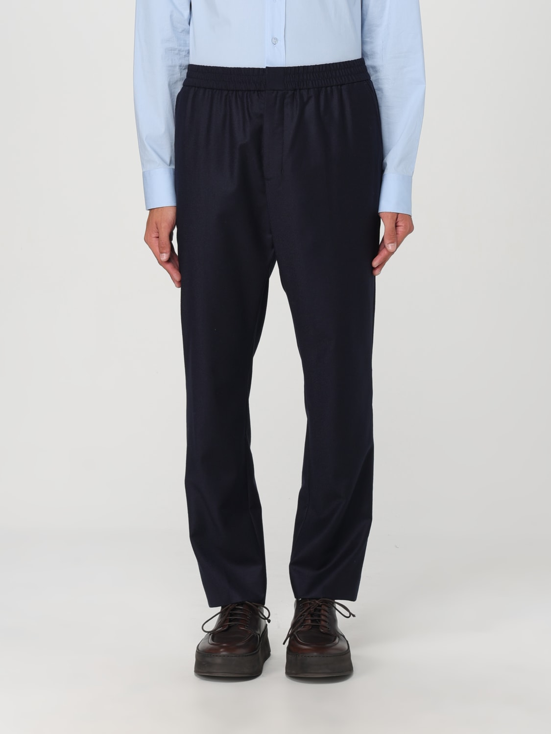 AMI PARIS PANTS: Pants men Ami Paris, Blue - Img 1