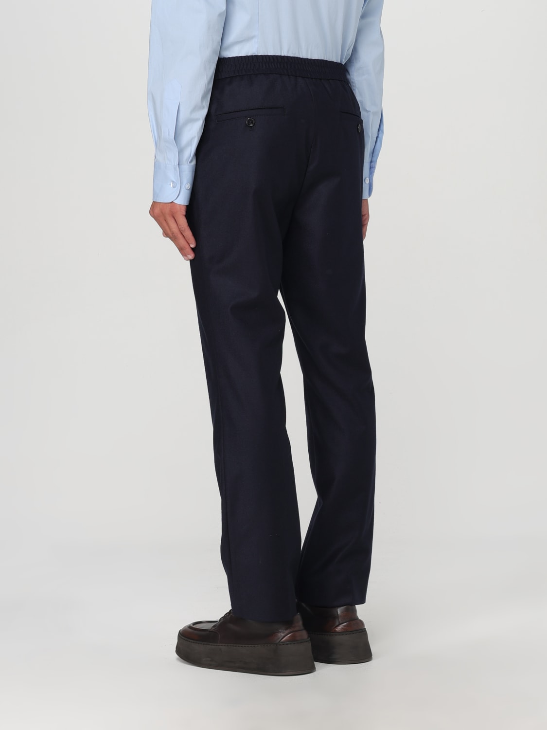 AMI PARIS PANTALON: Pantalon homme Ami Paris, Bleu - Img 3