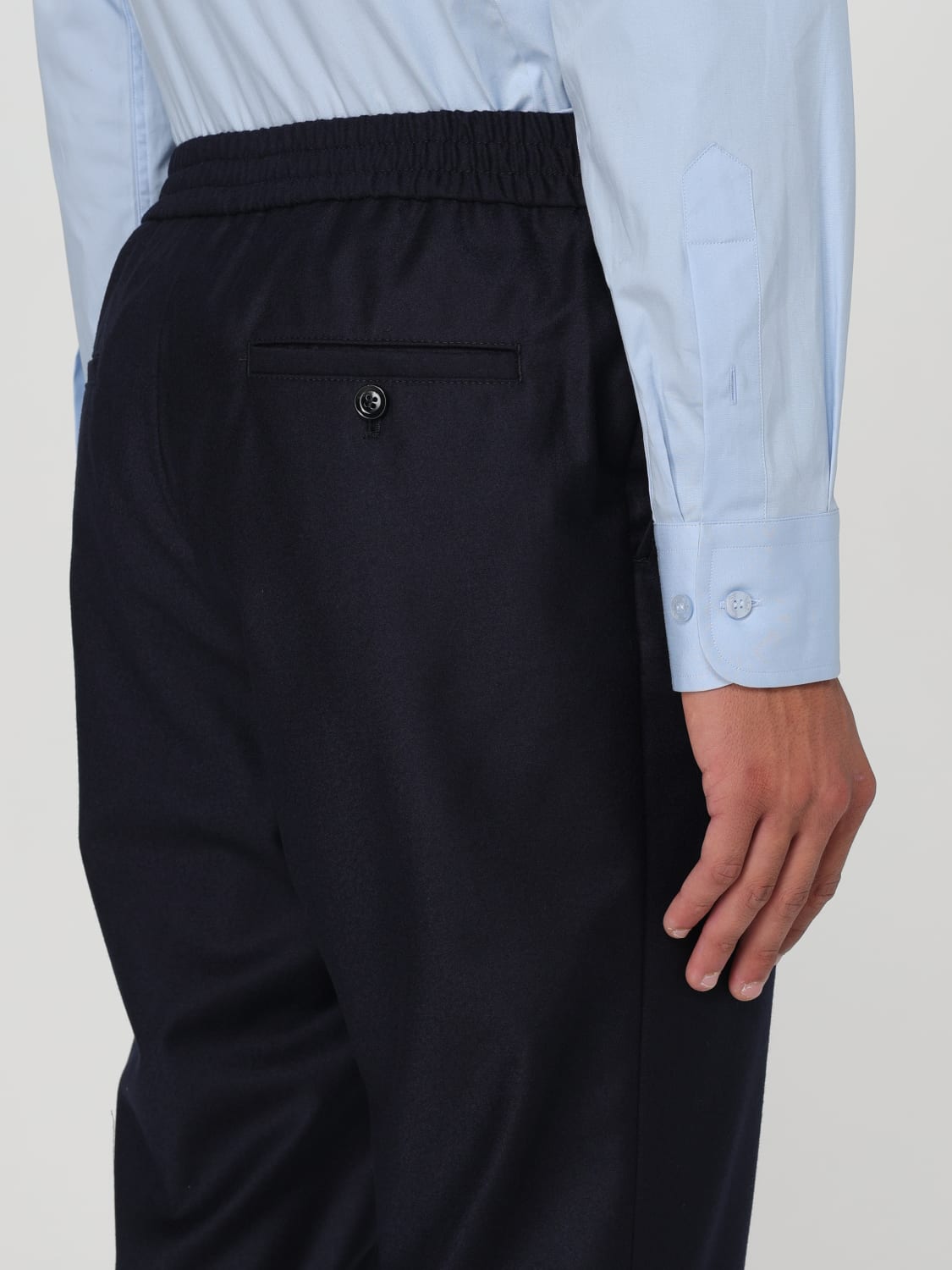 AMI PARIS PANTALON: Pantalon homme Ami Paris, Bleu - Img 4