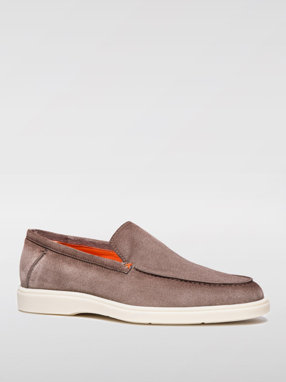 SANTONI LOAFERS: Shoes men Santoni, Brown - Img 2