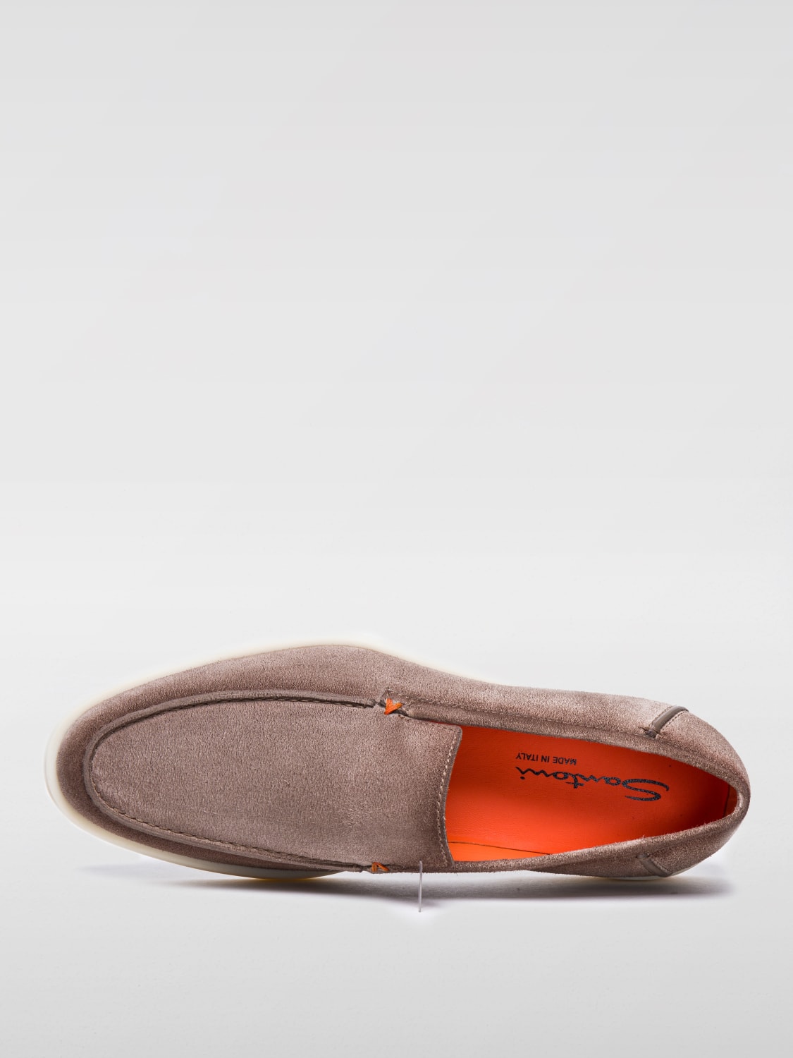 SANTONI LOAFERS: Shoes men Santoni, Brown - Img 3