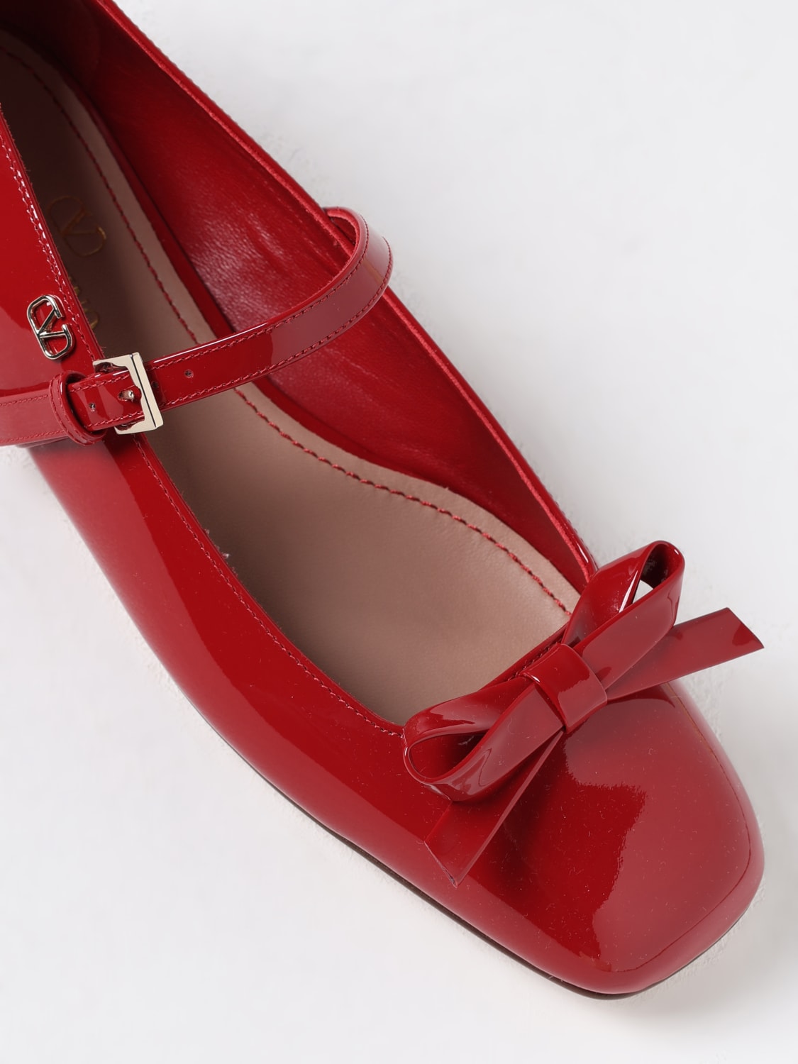 VALENTINO GARAVANI BALLET FLATS: Ballet flats woman Valentino Garavani, Red - Img 4