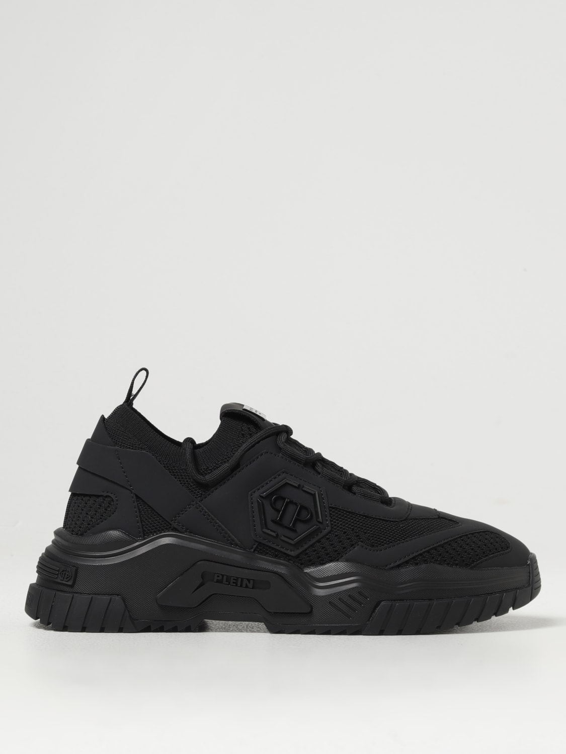 PHILIPP PLEIN SNEAKERS: Shoes men Philipp Plein, Black - Img 1