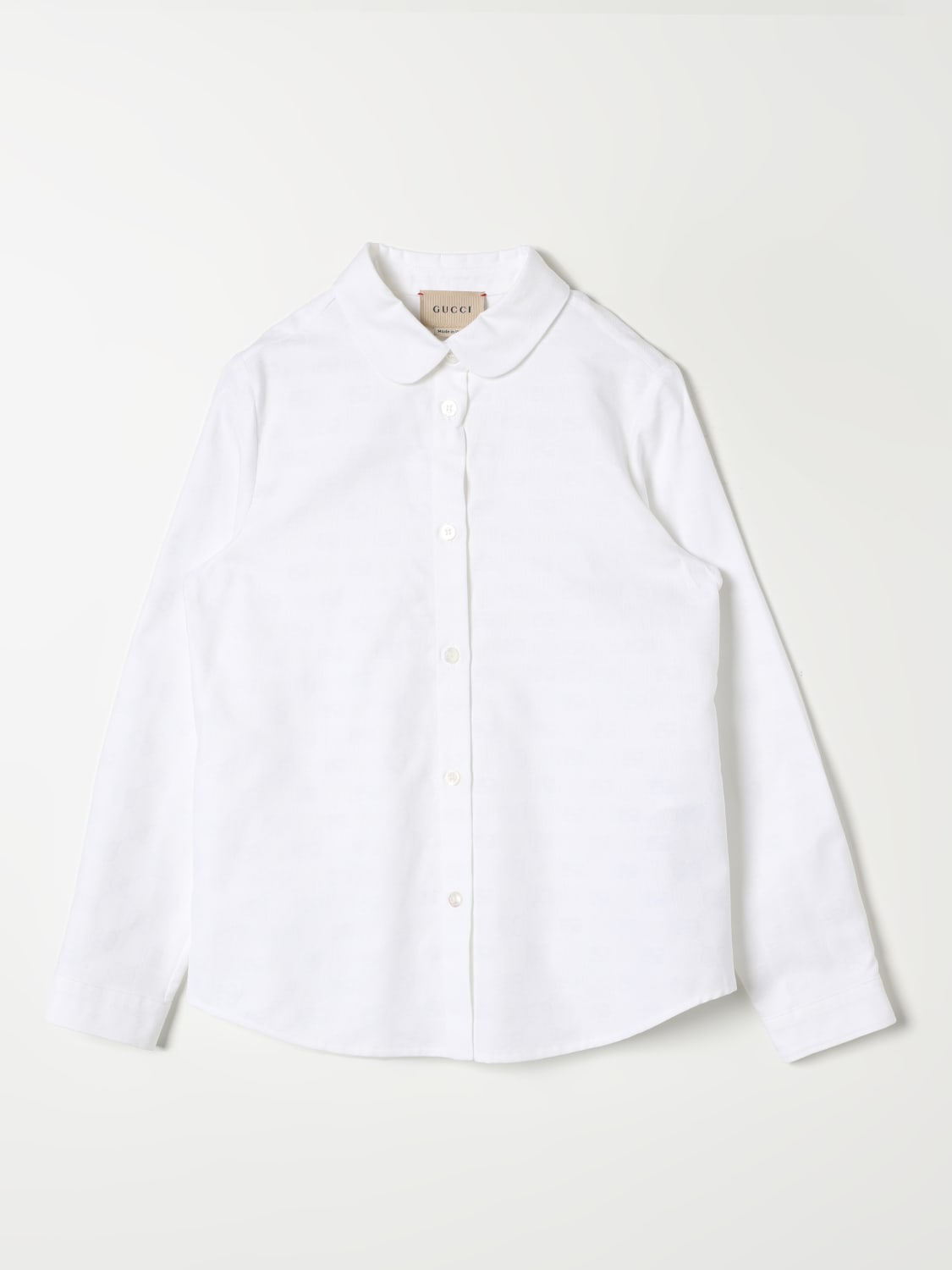 GUCCI BLUSE: Bluse kinder Gucci, Weiß - Img 1