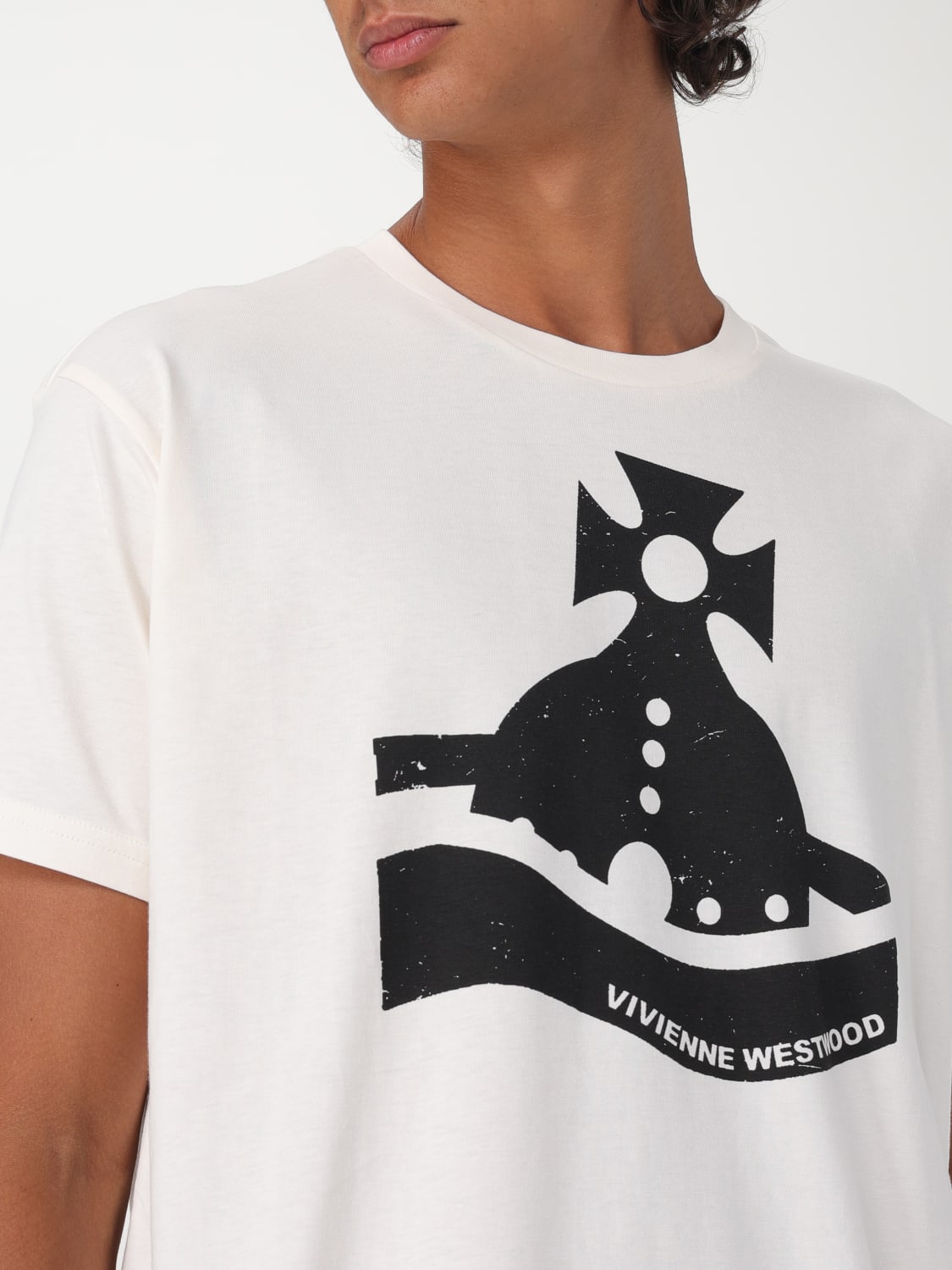 VIVIENNE WESTWOOD CAMISETA: Camiseta hombre Vivienne Westwood, Blanco - Img 5