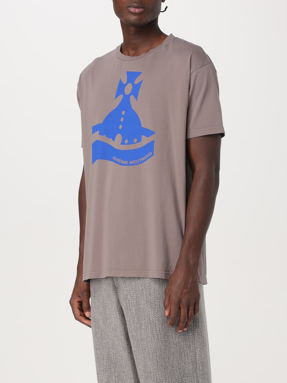 VIVIENNE WESTWOOD T-SHIRT: T-shirt men Vivienne Westwood, Grey - Img 3