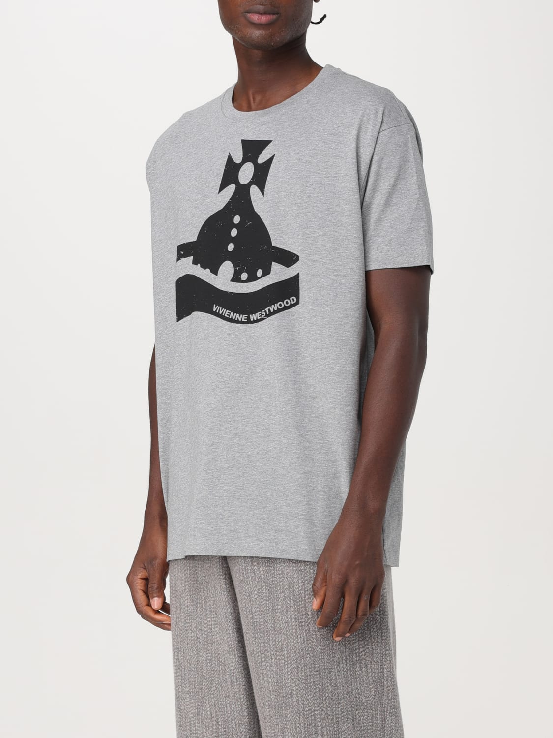 VIVIENNE WESTWOOD T-SHIRT: T-shirt men Vivienne Westwood, Grey 1 - Img 3