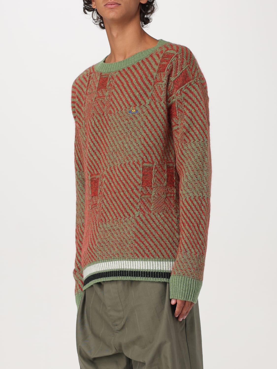 VIVIENNE WESTWOOD SWEATER: Sweatshirt men Vivienne Westwood, Brown - Img 4