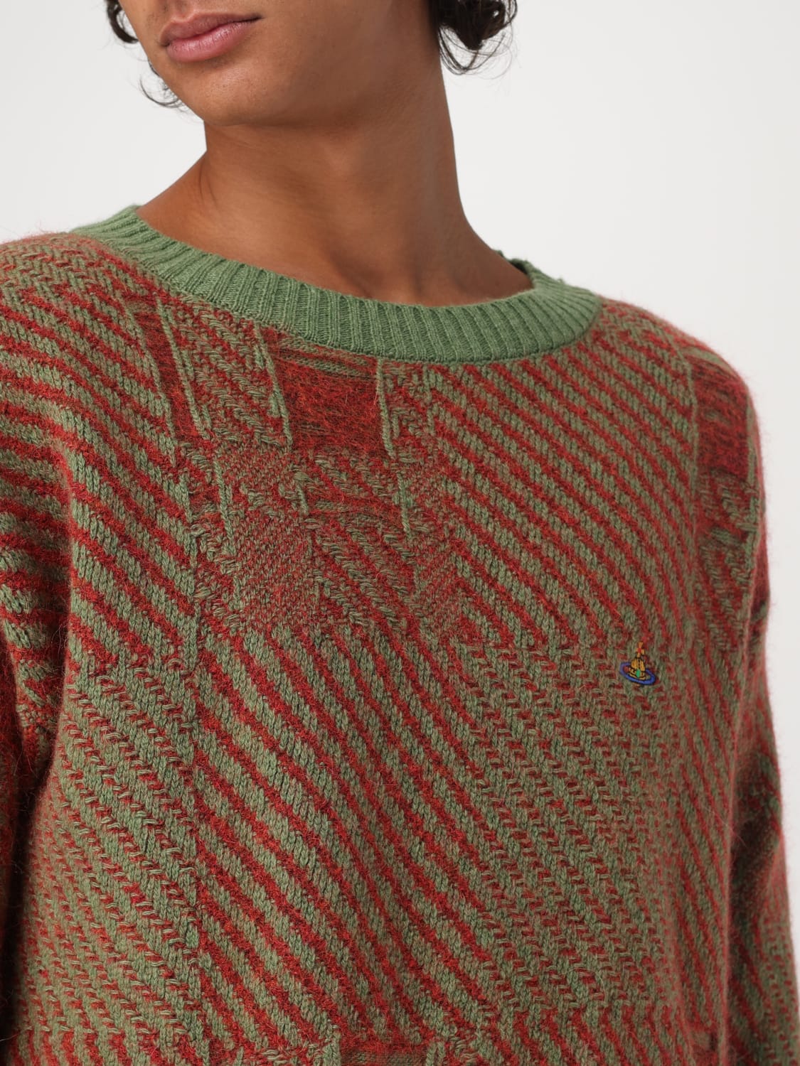 VIVIENNE WESTWOOD SWEATER: Sweatshirt men Vivienne Westwood, Brown - Img 5