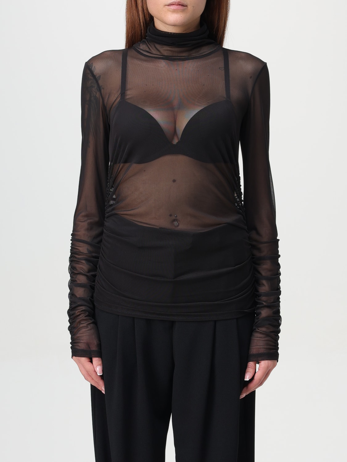 PATRIZIA PEPE TOP: T-shirt woman Patrizia Pepe, Black - Img 1