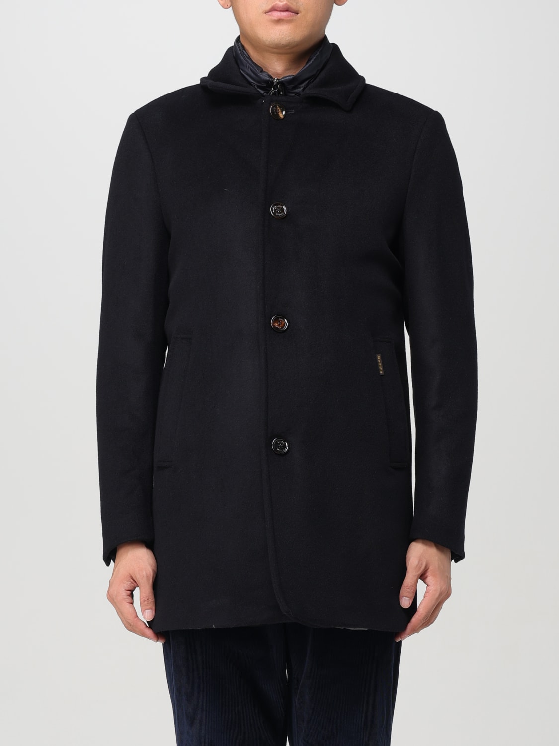 Giglio Cappotto a monopetto con pettorina Moorer