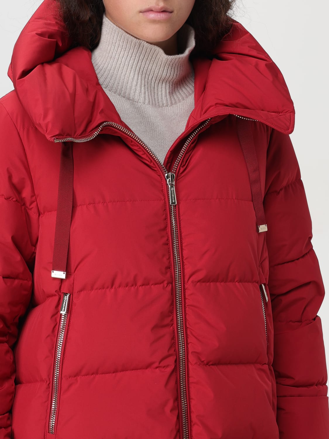 ジャケット MOORER Woman Jacket Red MODGI100025TEPA028 V3127 moorer.jpg